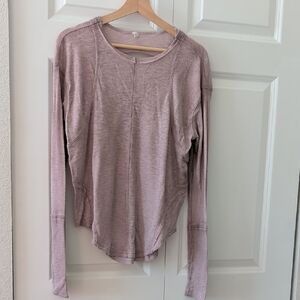 FP Movement by Free People Long Sleeve Top - Soft Purple